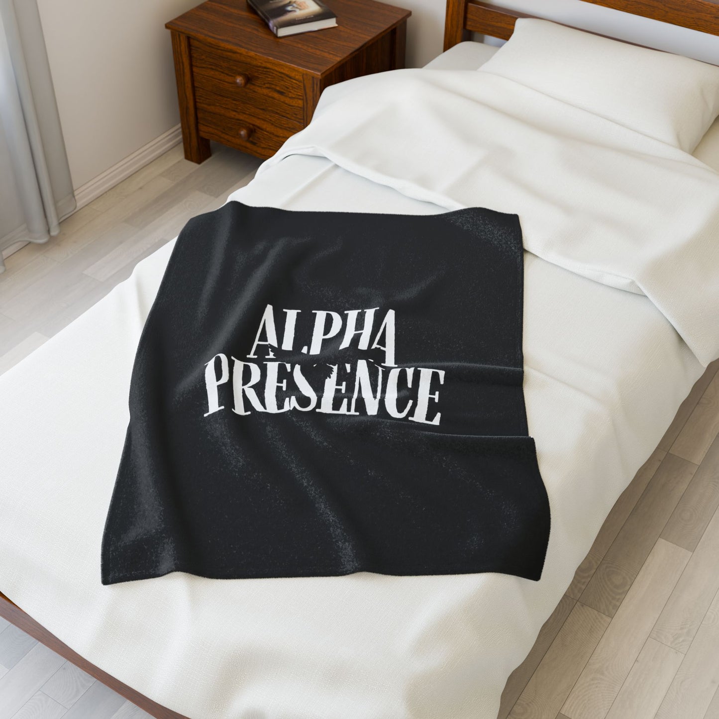 Alpha Presence Plush Blanket (WOB) | Cozy Home Decor, Relaxation Blanket