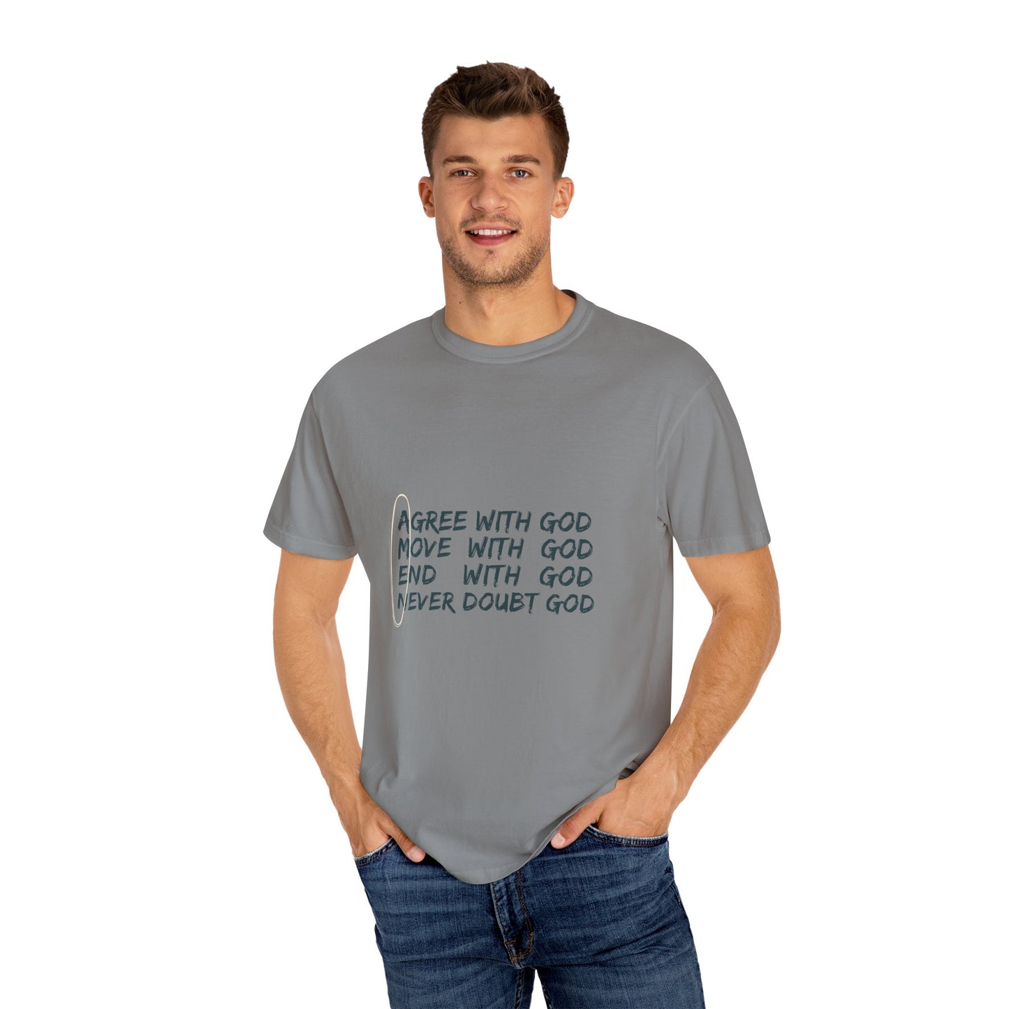 A.M.E.N. Unisex Garment-Dyed T-Shirt – Soft, Durable & Comfortable Everyday Wear