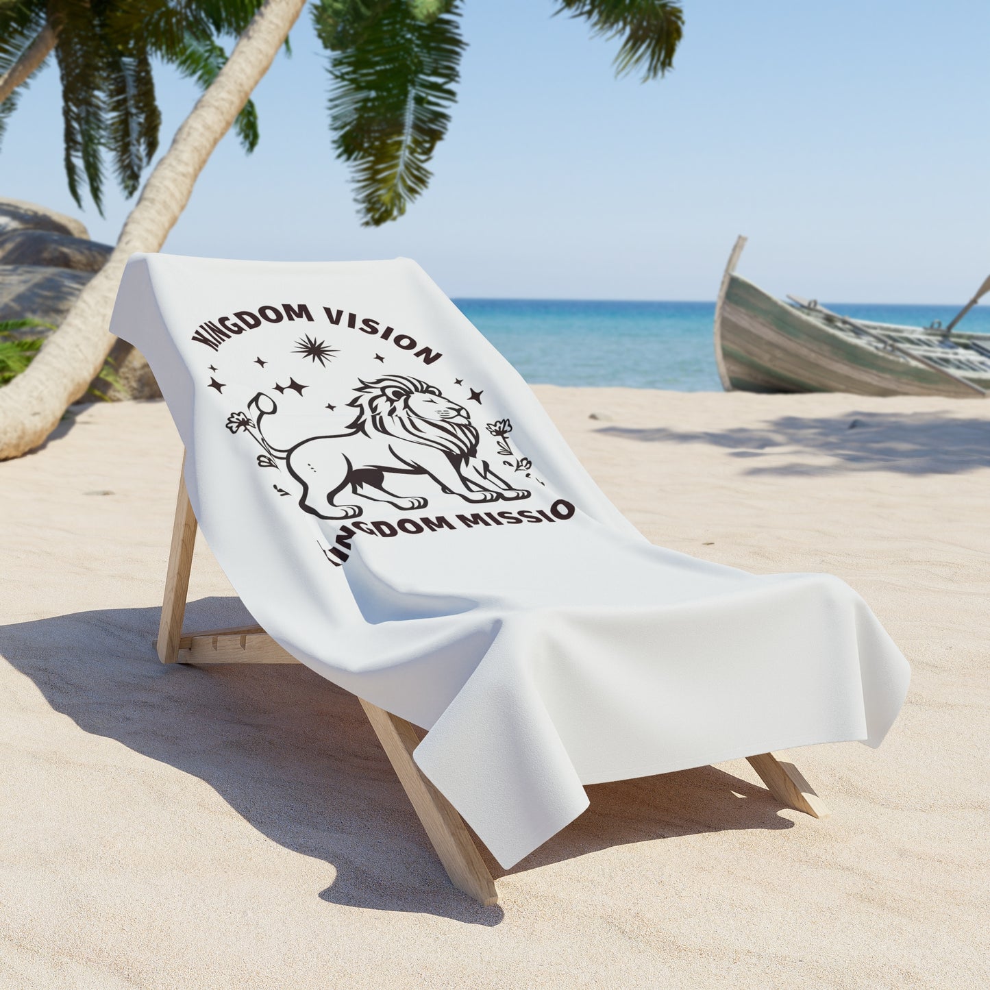 Kingdom Vision Kingdom Mission Beach Towel – Soft, Absorbent & Perfect for Pool or Travel