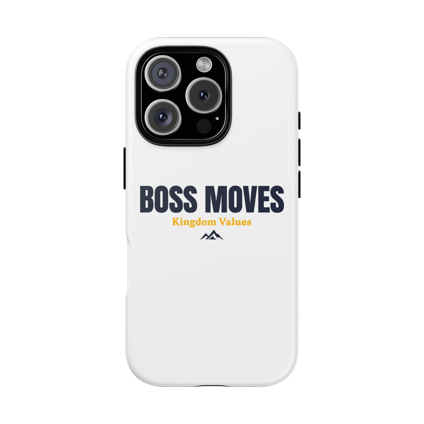 Boss Moves Phone Case - Kingdom Values Design for iPhone 12 to iPhone 16