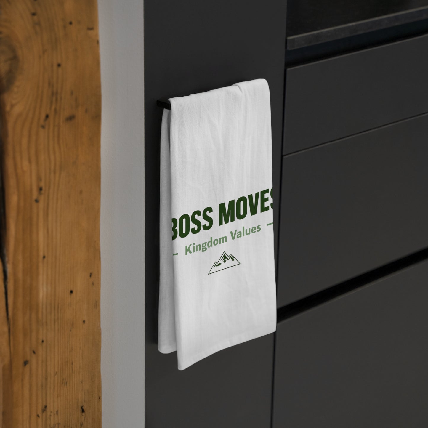 Boss Moves Absorbent & Durable Cotton Tea Towel – Quick-Drying Kitchen Essential
