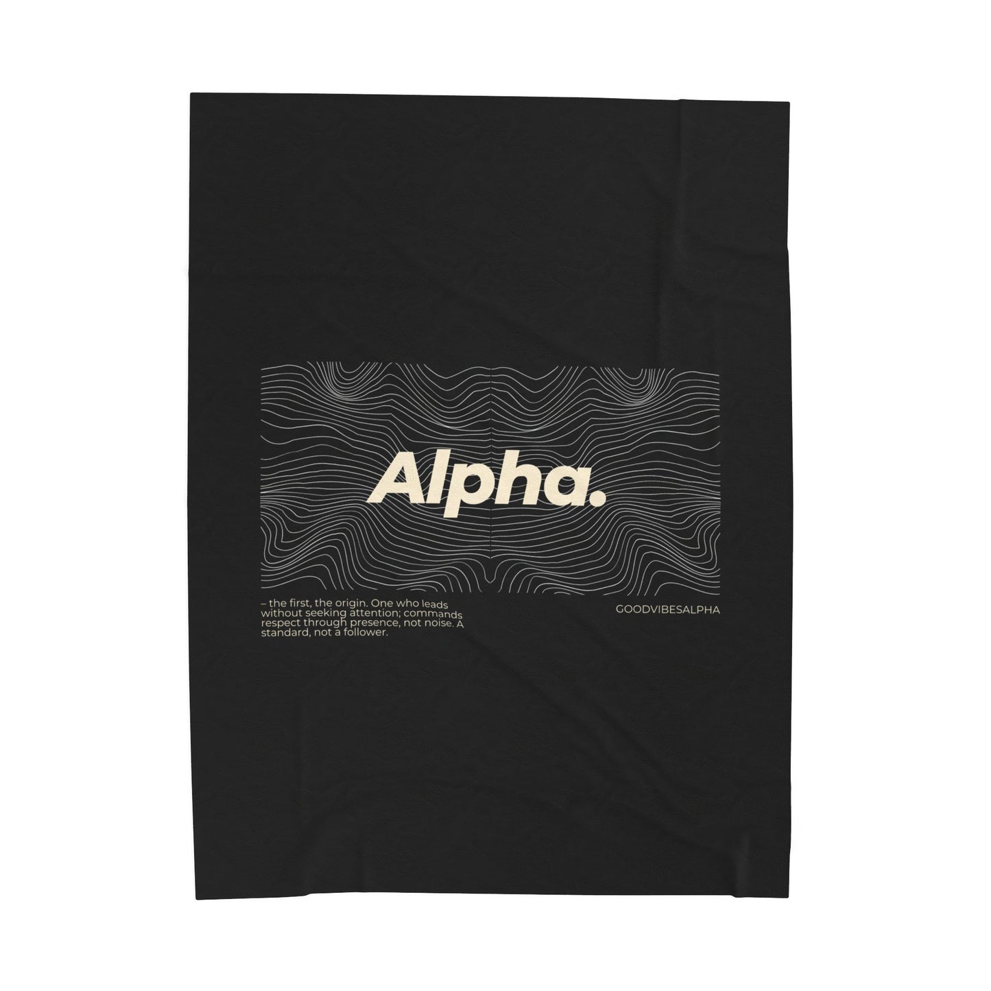 Alpha Waves Plush Blanket (IOB) | Cozy Home Decor, Relaxation Blanket