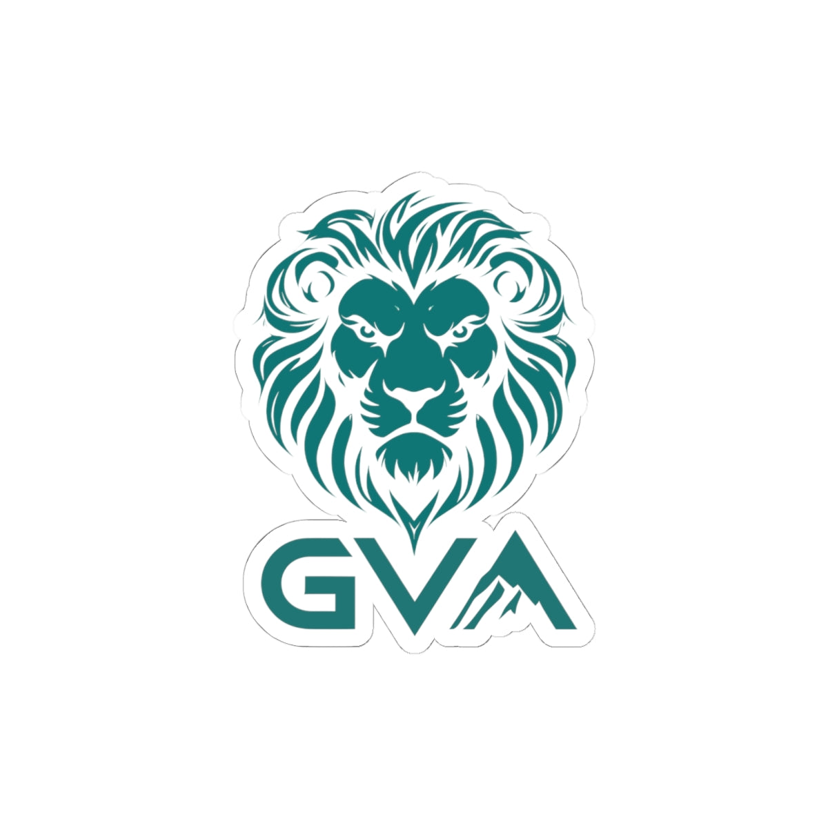 GVA Logo Sticker – Durable Kiss-Cut Design, Glossy Finish, Scratch-Resistant