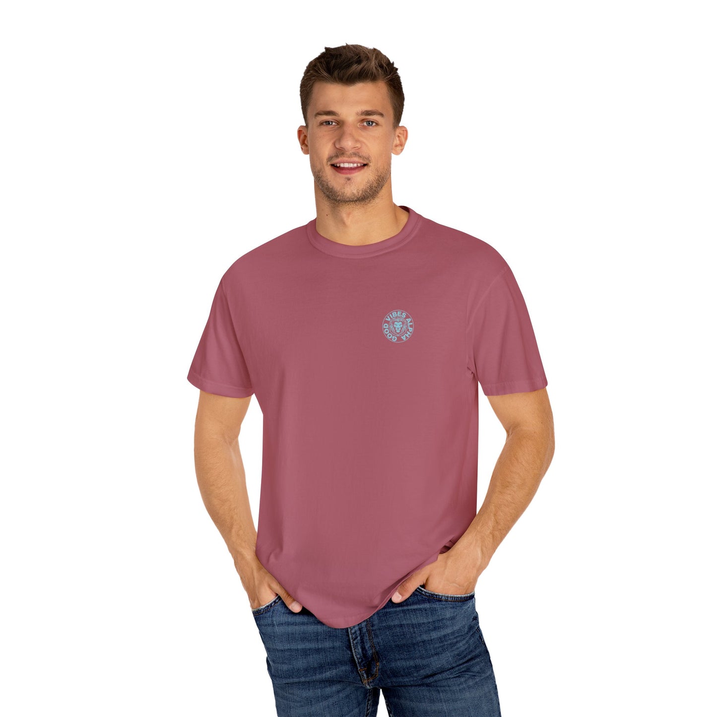 Greatness (Aqua) Unisex Garment-Dyed T-Shirt – Soft, Durable & Comfortable Everyday Wear
