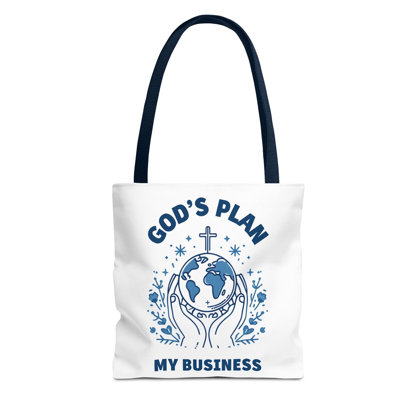 God's Plan Inspirational Tote Bag β Durable Canvas Bag with Purposeful Design for Everyday Use