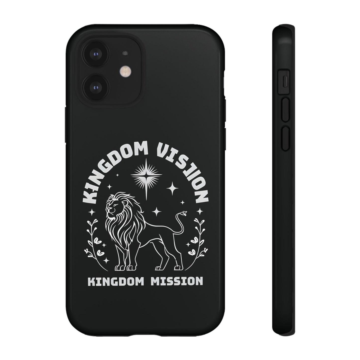 Kingdom Vision Phone Case - Inspirational Lion Design for iPhone 12 to iPhone 16