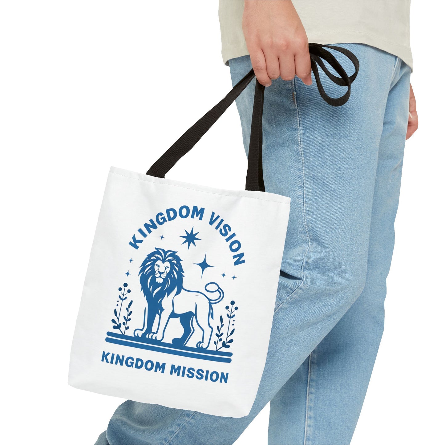 Kingdom Vision Lion Tote Bag β Durable Canvas Bag with Bold & Empowering Design
