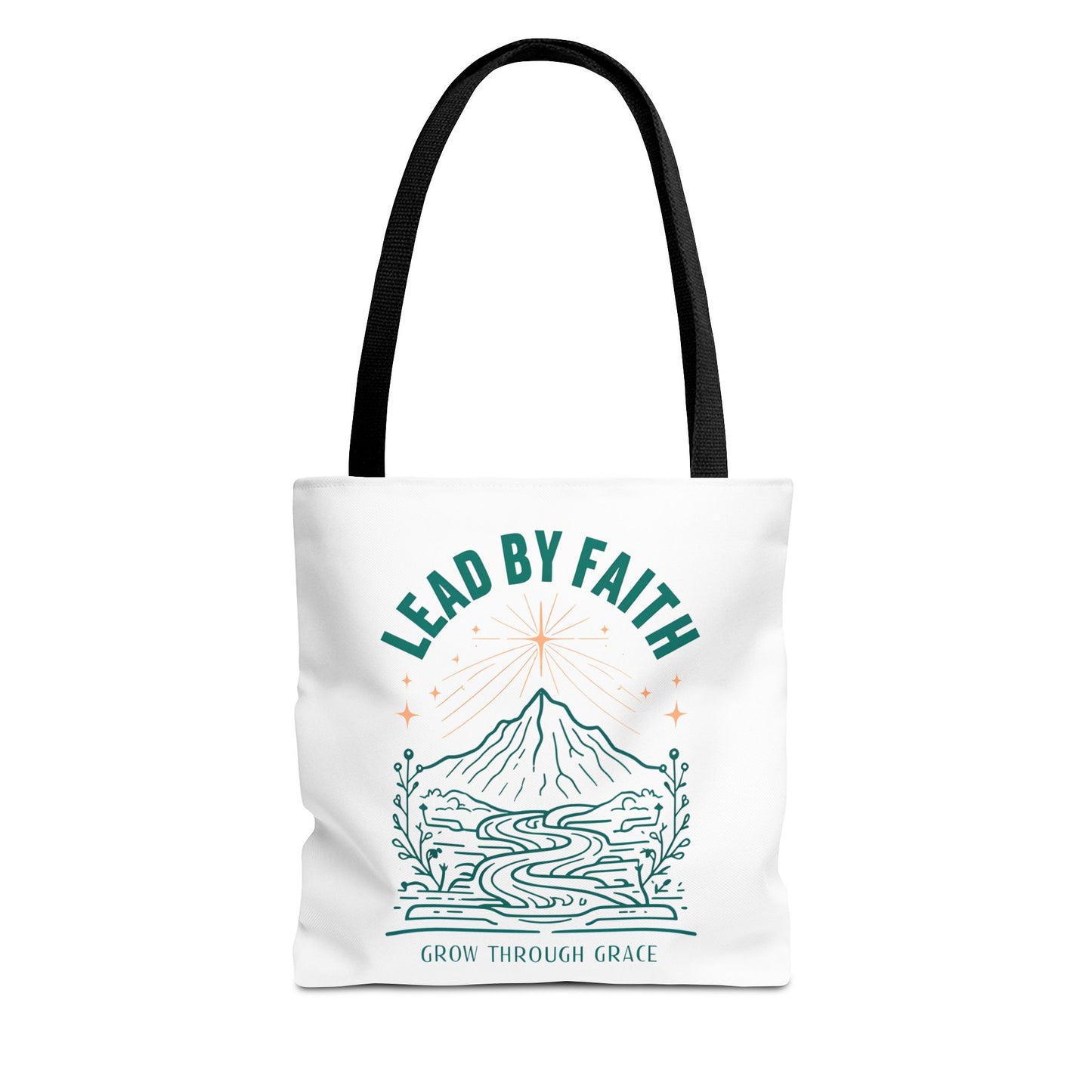 Lead by Faith Tote Bag β Durable Canvas Bag for Everyday Use