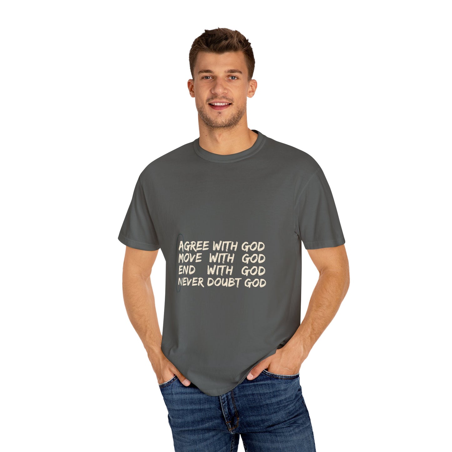 A.M.E.N. Unisex Garment-Dyed T-Shirt – Soft, Durable & Comfortable Everyday Wear