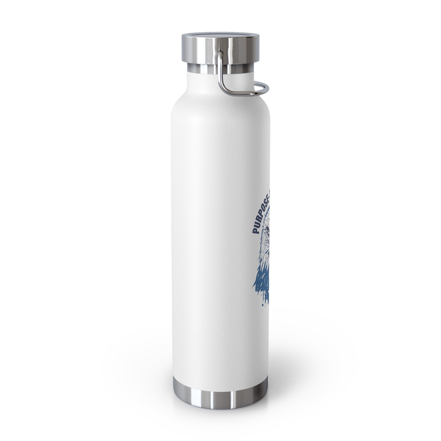 Purpose-Driven Hustle 22oz Copper Vacuum Insulated Bottle – Durable, Leak-Proof, Keeps Drinks Hot or Cold