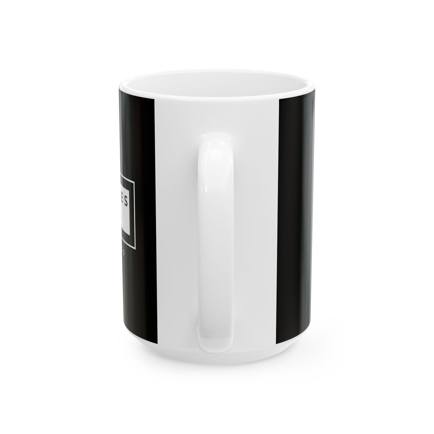Ceramic Coffee Mug, GVA ESTD25 | Gift for Coffee Lovers, Office Decor,