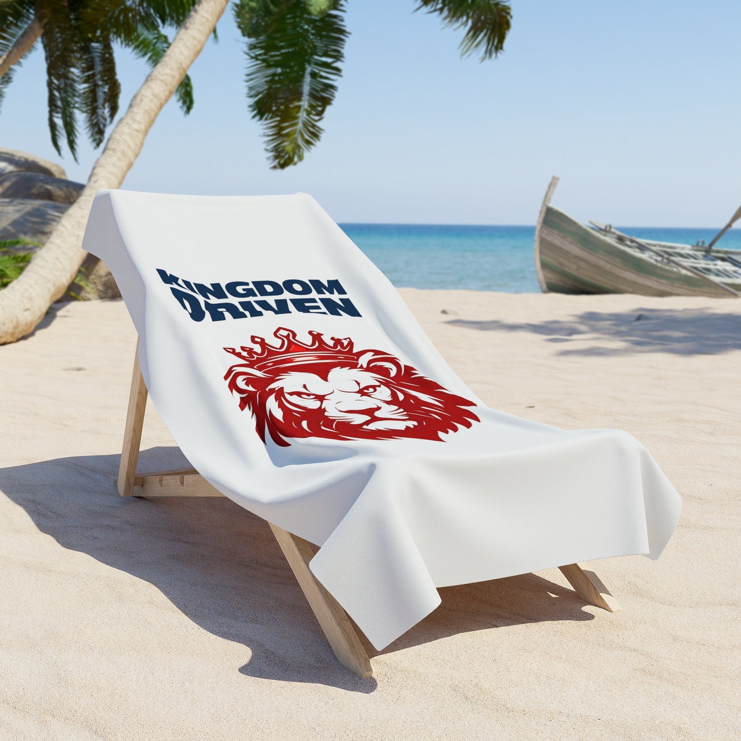 Kingdom Driven Beach Towel β Soft & Absorbent Oversized Towel for Pool & Travel
