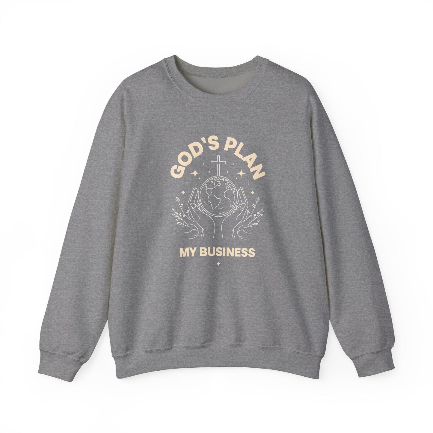 God's Plan Crewneck Sweatshirt – Soft & Cozy Unisex Pullover for Casual & Streetwear Style