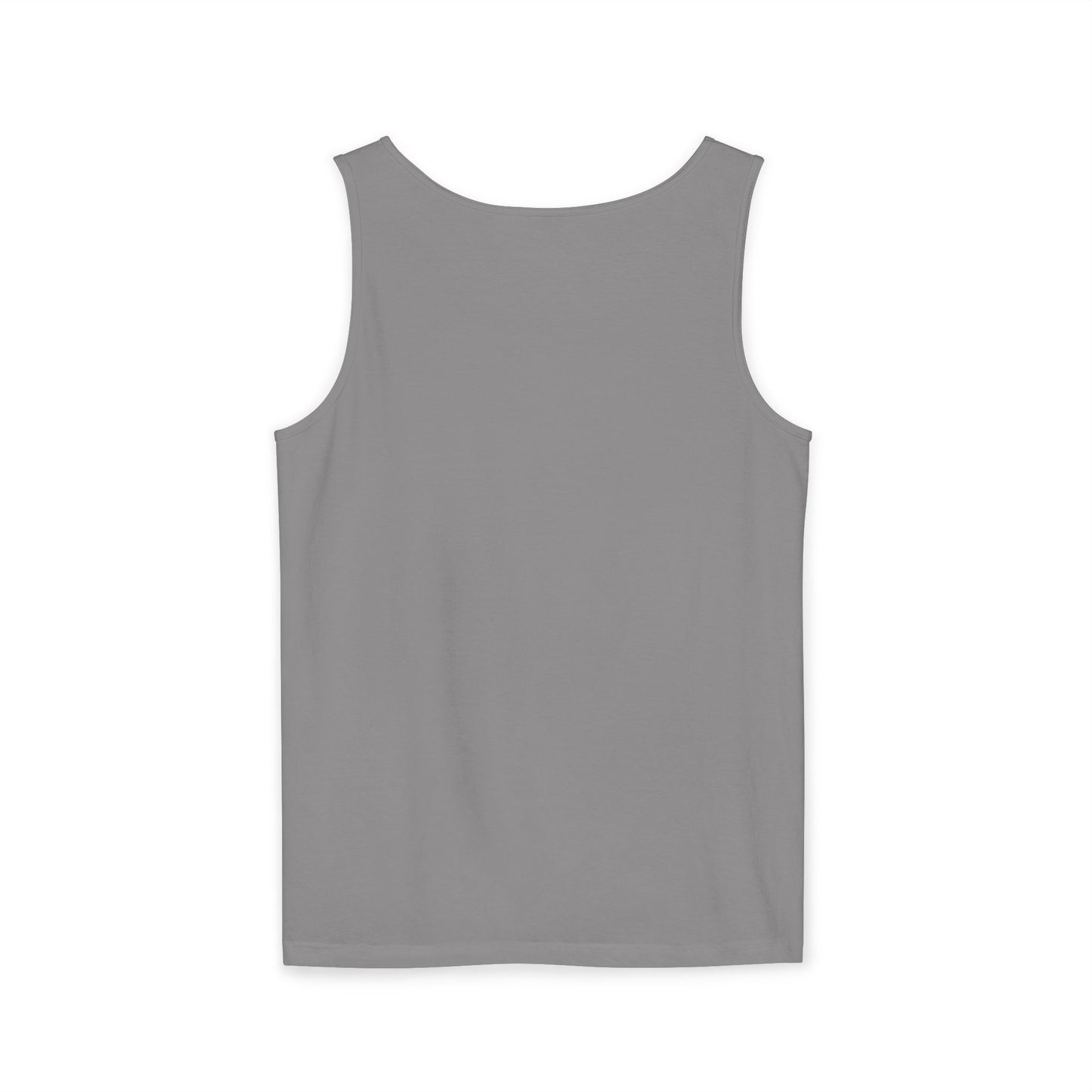 Beach Time (Teal) Unisex Garment-Dyed Tank Top – Summer Fit for Beach Days, Relaxed Casual Wear, Travel Outfit