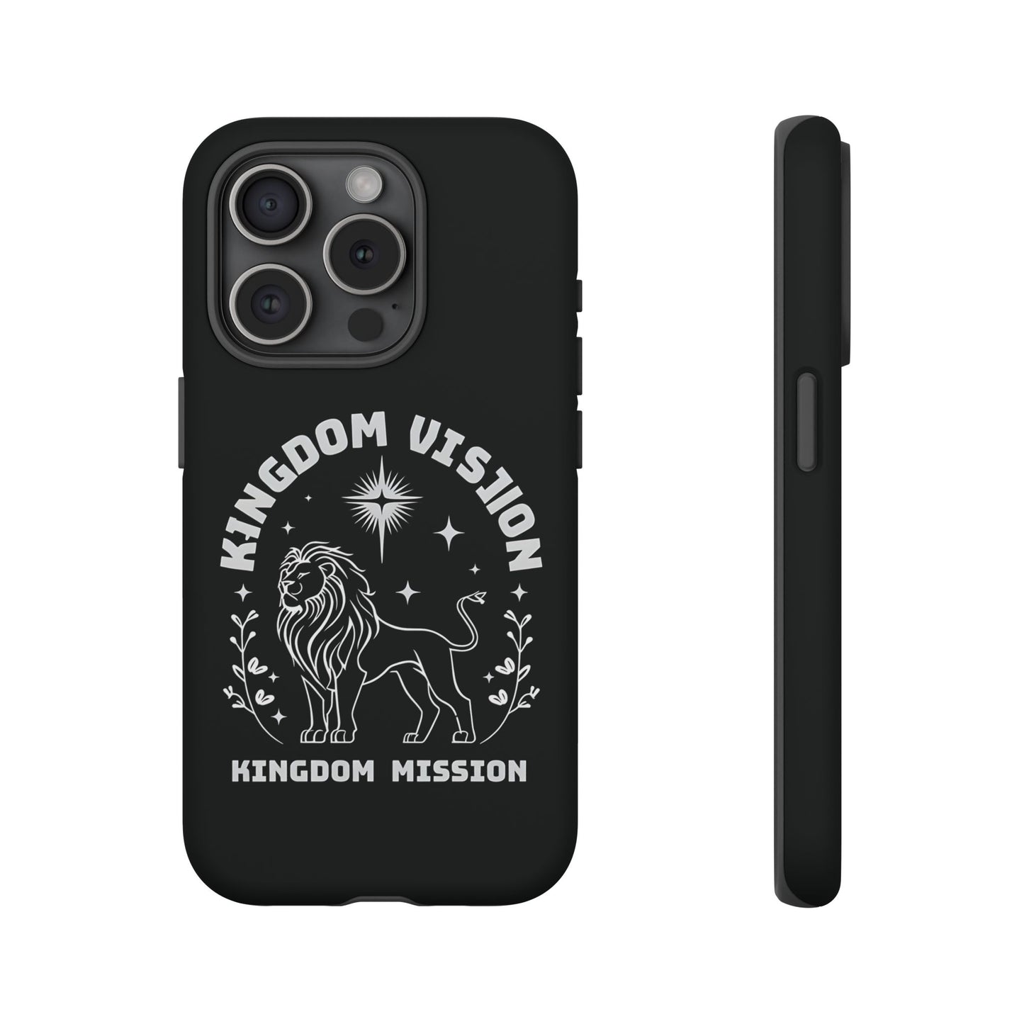 Kingdom Vision Phone Case - Inspirational Lion Design for iPhone 12 to iPhone 16