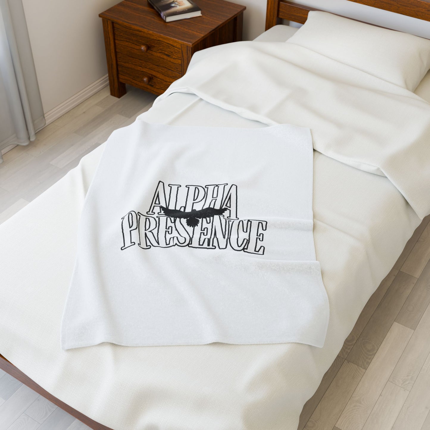 Alpha Presence Plush Blanket (WOW) | Cozy Home Decor, Relaxation Blanket