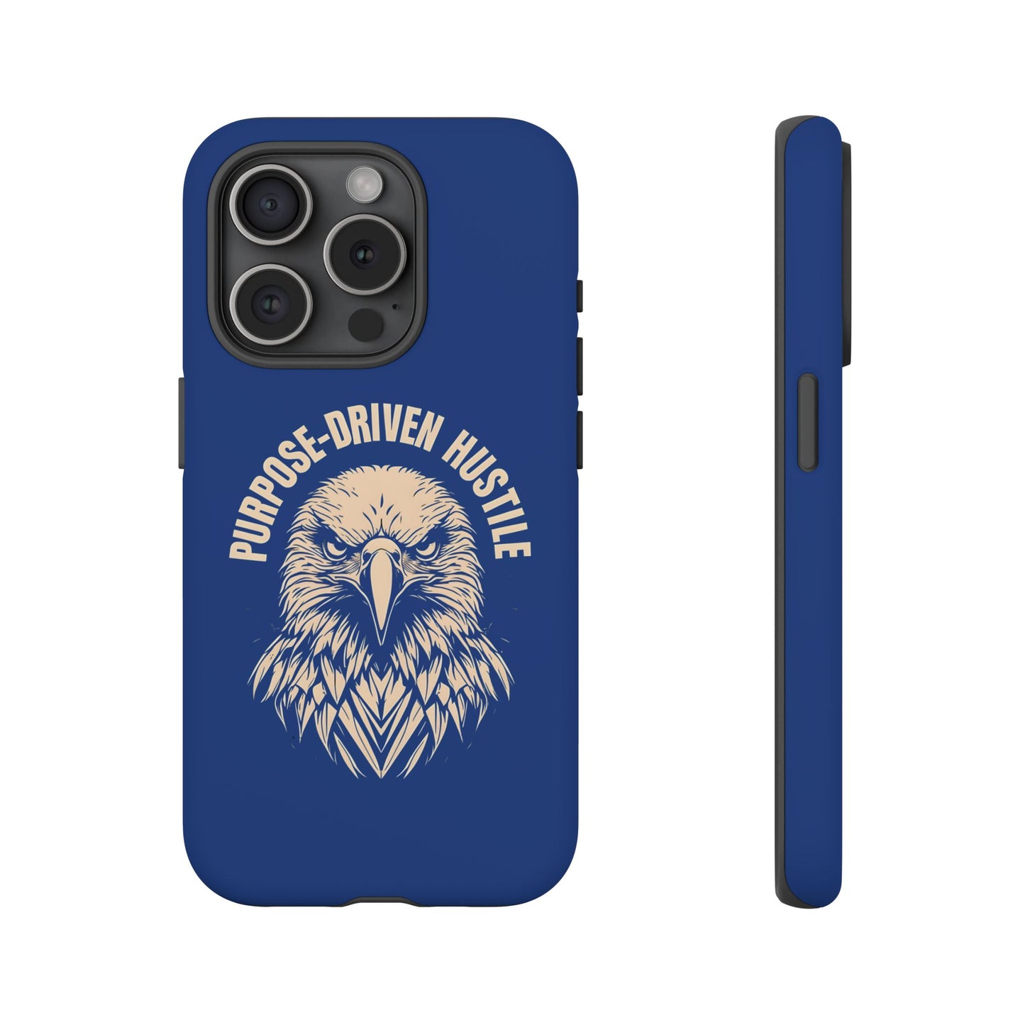 Purpose-Driven Hustle Phone Case - Eagle Design for iPhone 12 to iPhone 16