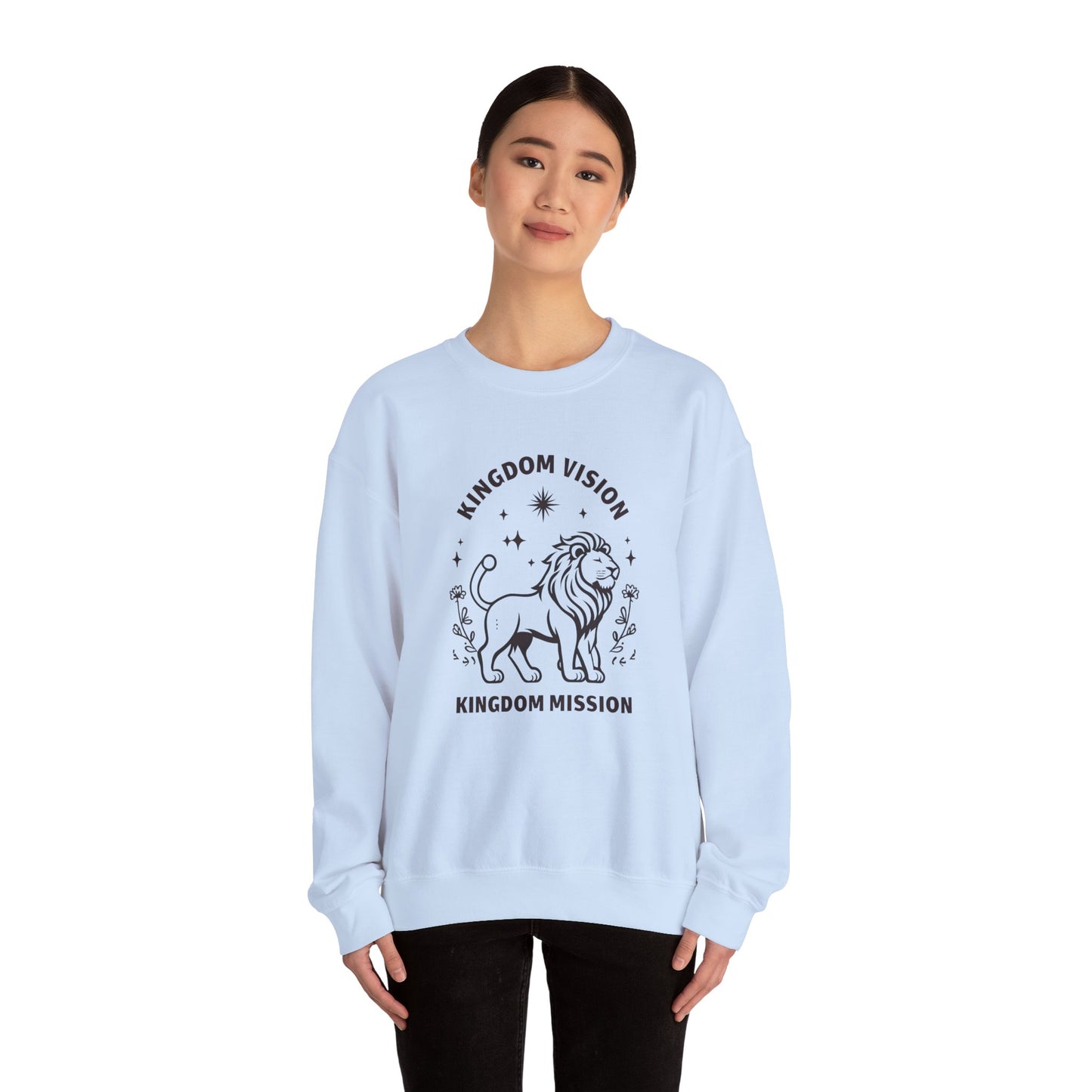 Kingdom Vision Crewneck Sweatshirt – Soft Fleece, Cozy Fit, Everyday Streetwear