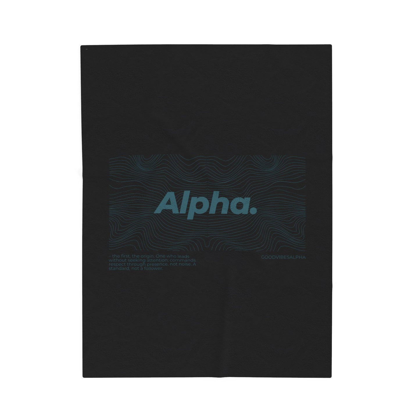 Alpha Waves Plush Blanket (TOB) | Cozy Home Decor, Relaxation Blanket