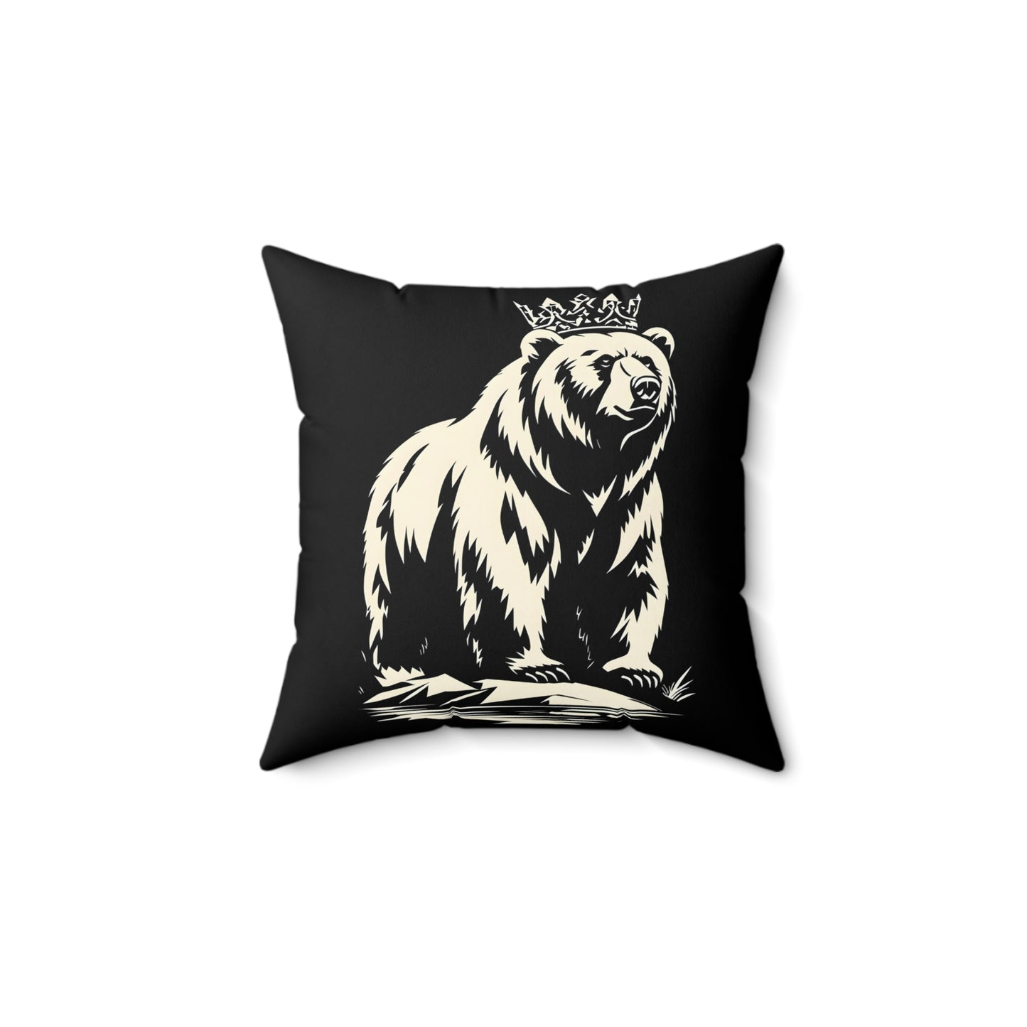 Spirit Animal Soft & Durable Square Pillow – Plush Polyester Cushion for Home & Office Decor