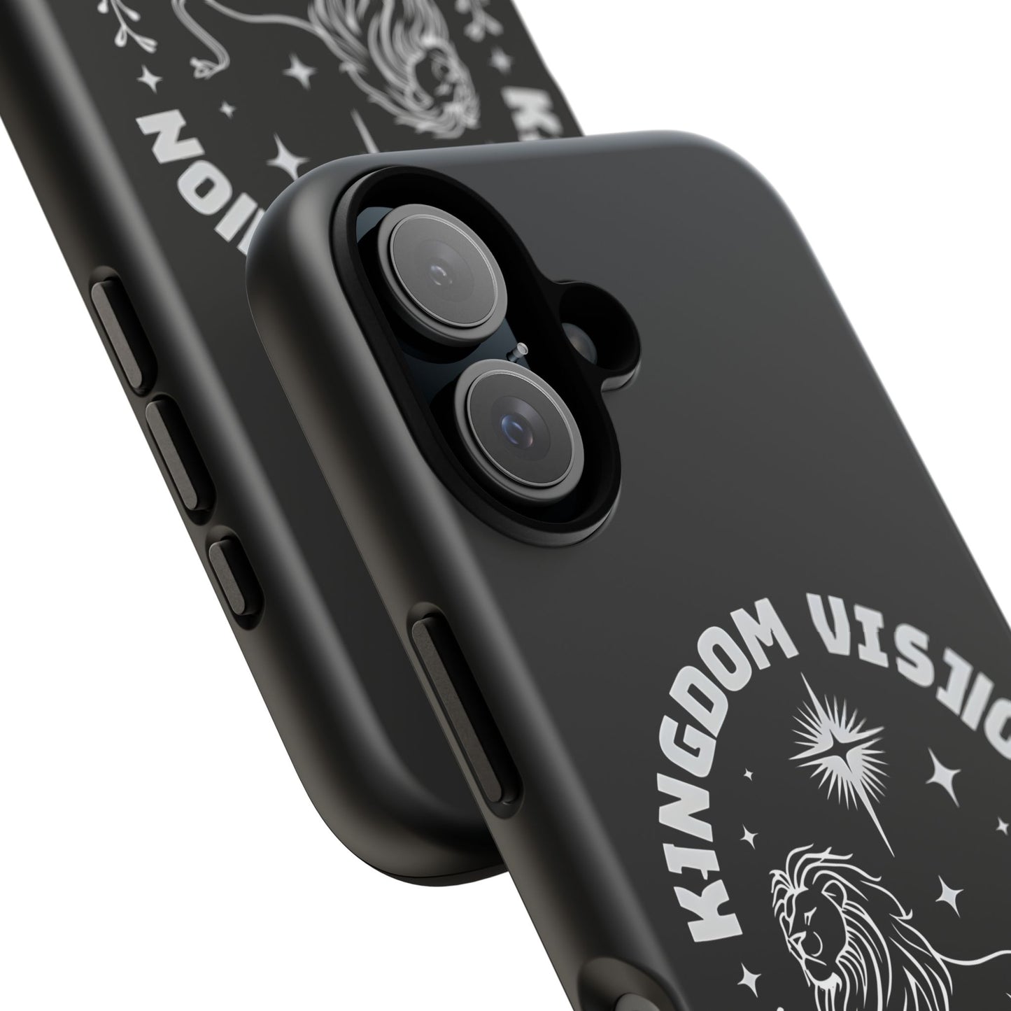 Kingdom Vision Phone Case - Inspirational Lion Design for iPhone 12 to iPhone 16