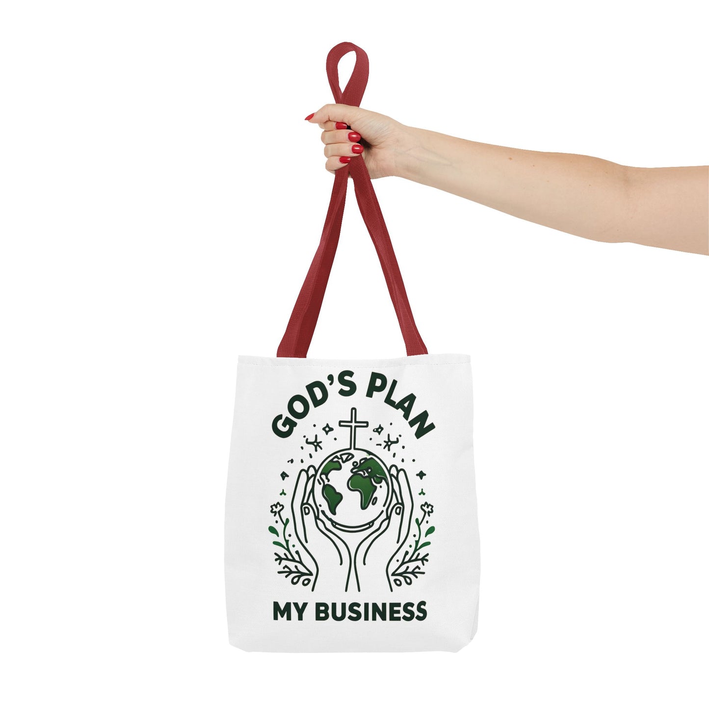 God's Plan Inspirational Tote Bag β Durable Canvas Bag with Purposeful Design for Everyday Use