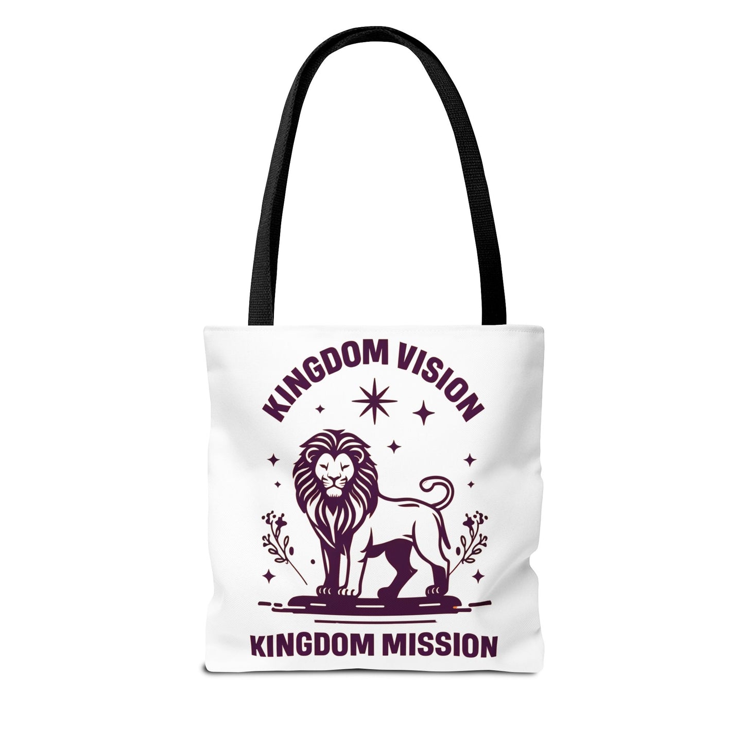 Kingdom Vision Lion Tote Bag β Durable Canvas Bag with Bold & Empowering Design