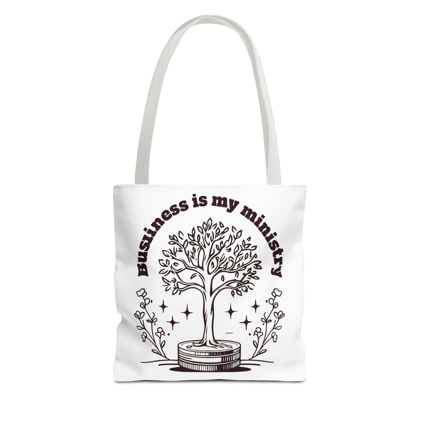 Business is My Ministry Tote Bag β Durable Canvas Bag with Faithful Entrepreneurship Design for Everyday Use