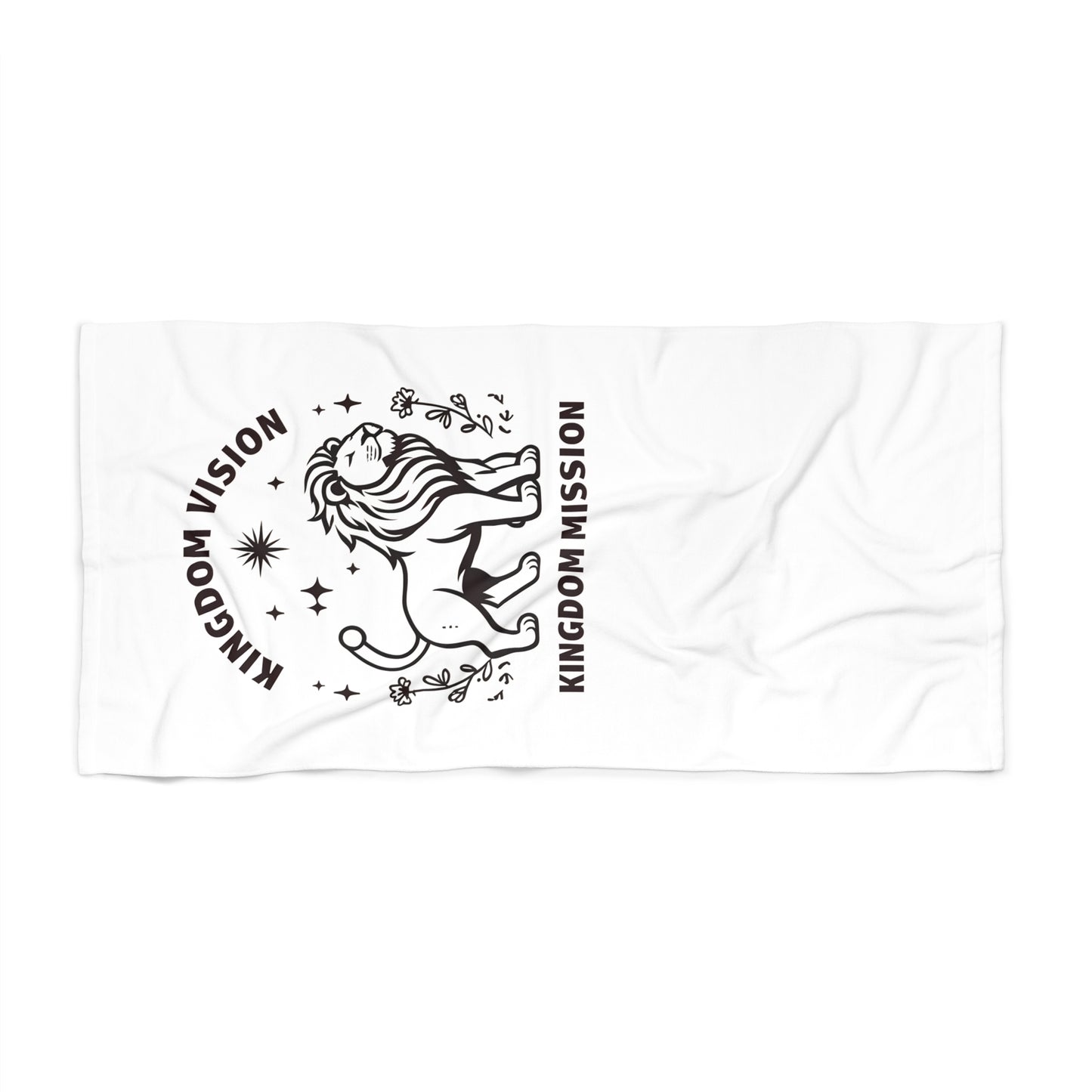 Kingdom Vision Kingdom Mission Beach Towel – Soft, Absorbent & Perfect for Pool or Travel
