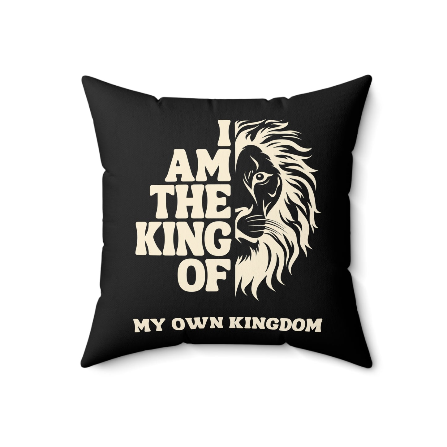 King Design Soft & Durable Square Pillow – Plush Polyester Cushion for Home & Office Decor