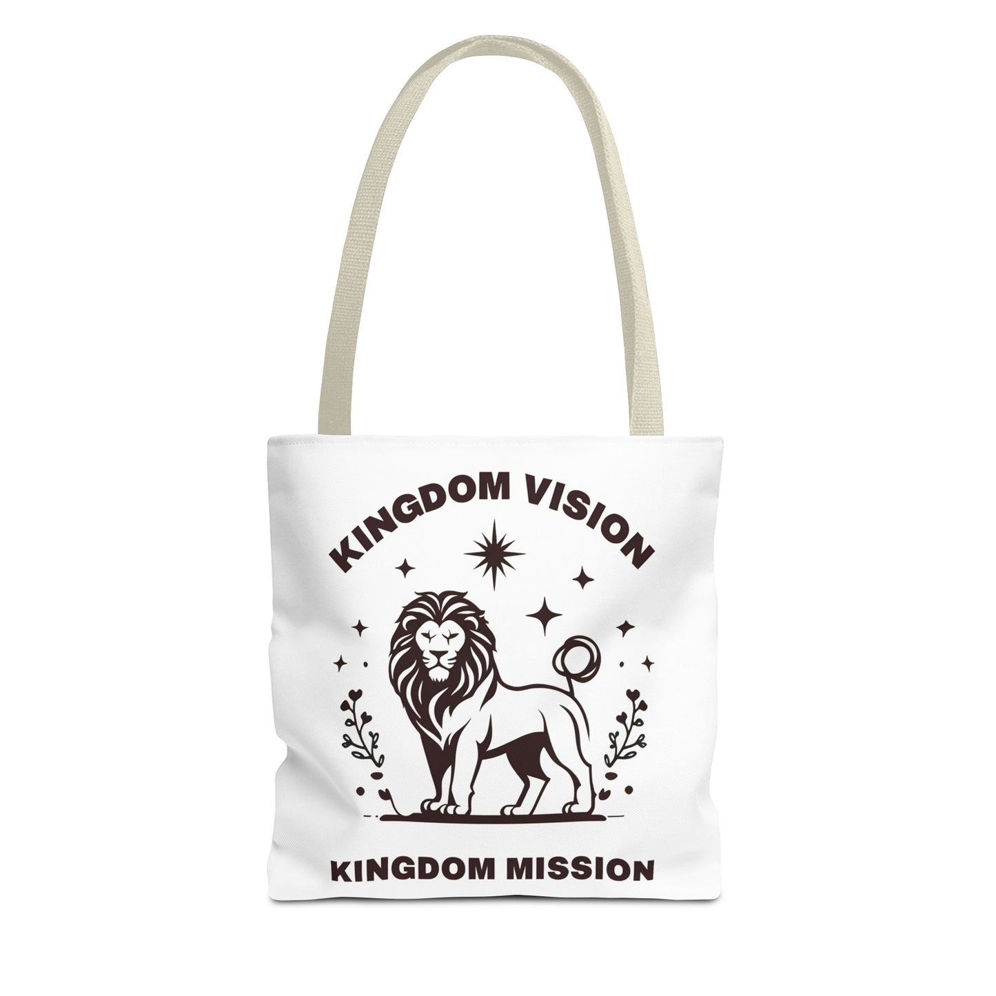 Kingdom Vision Lion Tote Bag β Durable Canvas Bag with Bold & Empowering Design