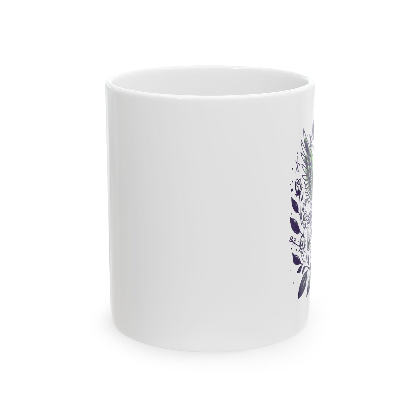 Inspiring Ceramic Mug – Glossy Finish, 11oz & 15oz, Dishwasher & Microwave Safe