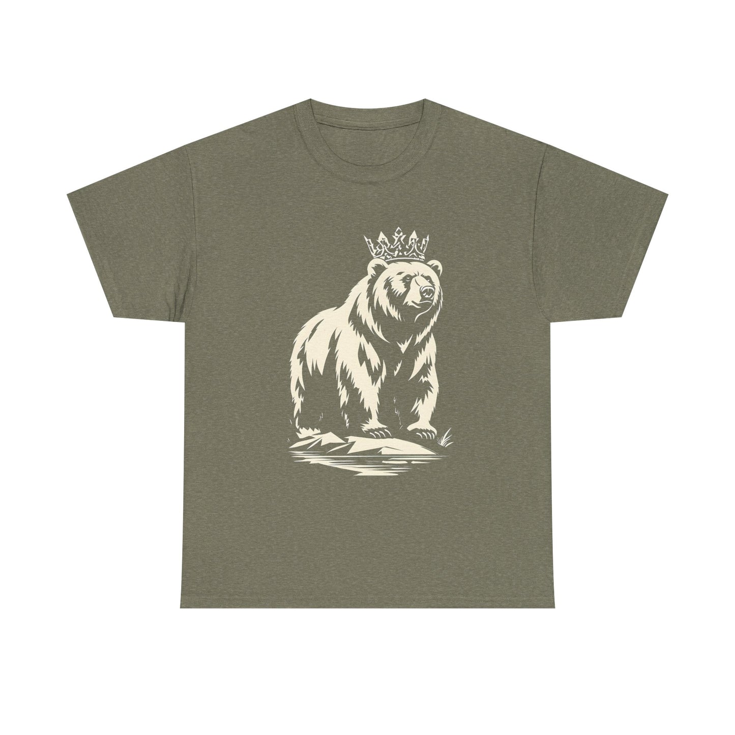 GVA Unisex Heavy Cotton T-Shirt – Durable, Soft Fabric, Everyday Casual Wear