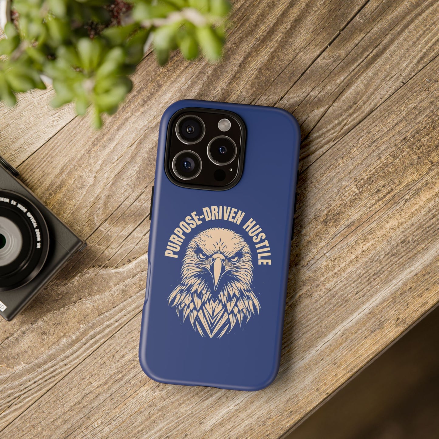 Purpose-Driven Hustle Phone Case - Eagle Design for iPhone 12 to iPhone 16