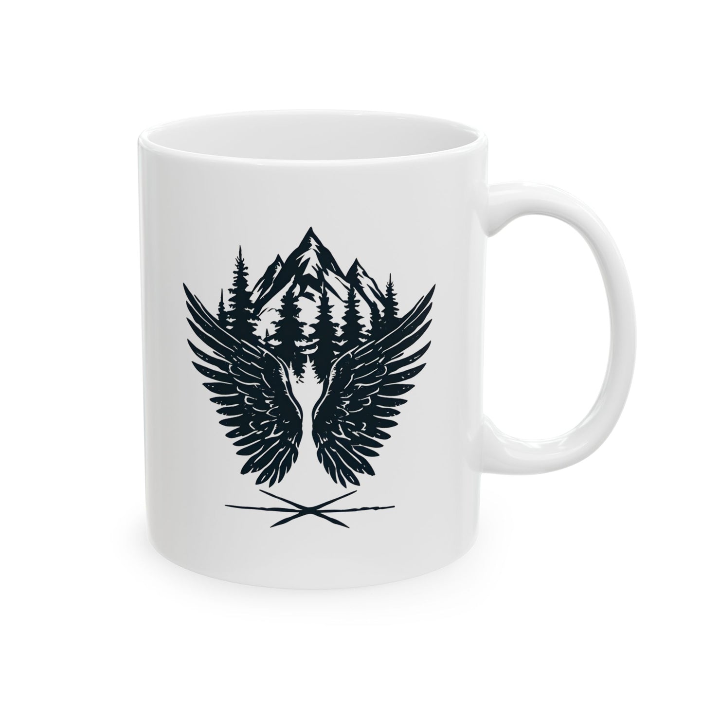 Outdoor Inspired Ceramic Mug – Glossy Finish, 11oz & 15oz, Dishwasher & Microwave Safe
