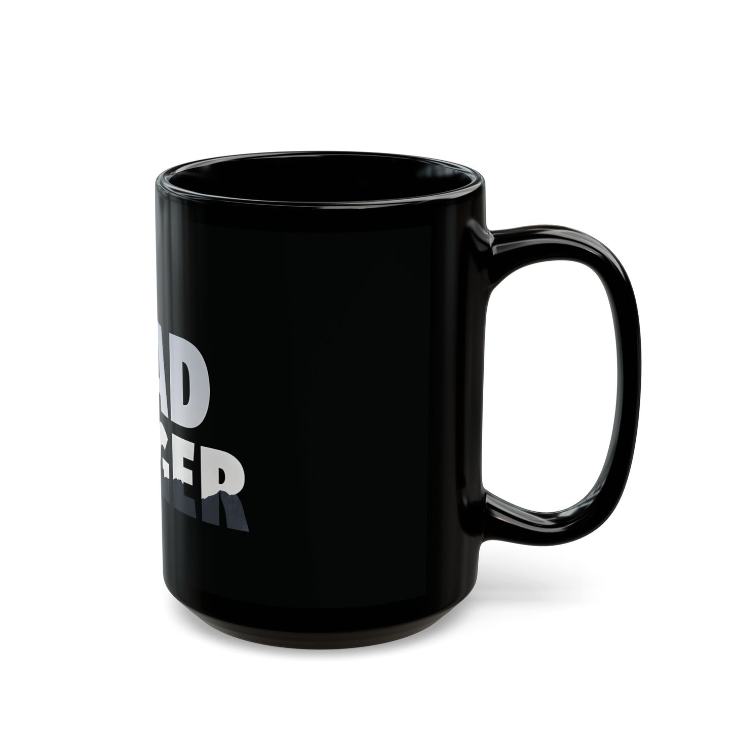 Dream Big, Lead Bigger Black Mug - Motivational Coffee Cup for Leaders - 11oz & 15oz Ceramic Mug for Office, Home, or Gifting