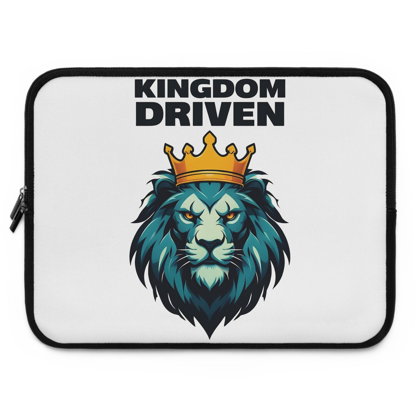 Kingdom Driven Laptop Sleeve – Water-Resistant Neoprene, Dual Zipper, Protective & Lightweight