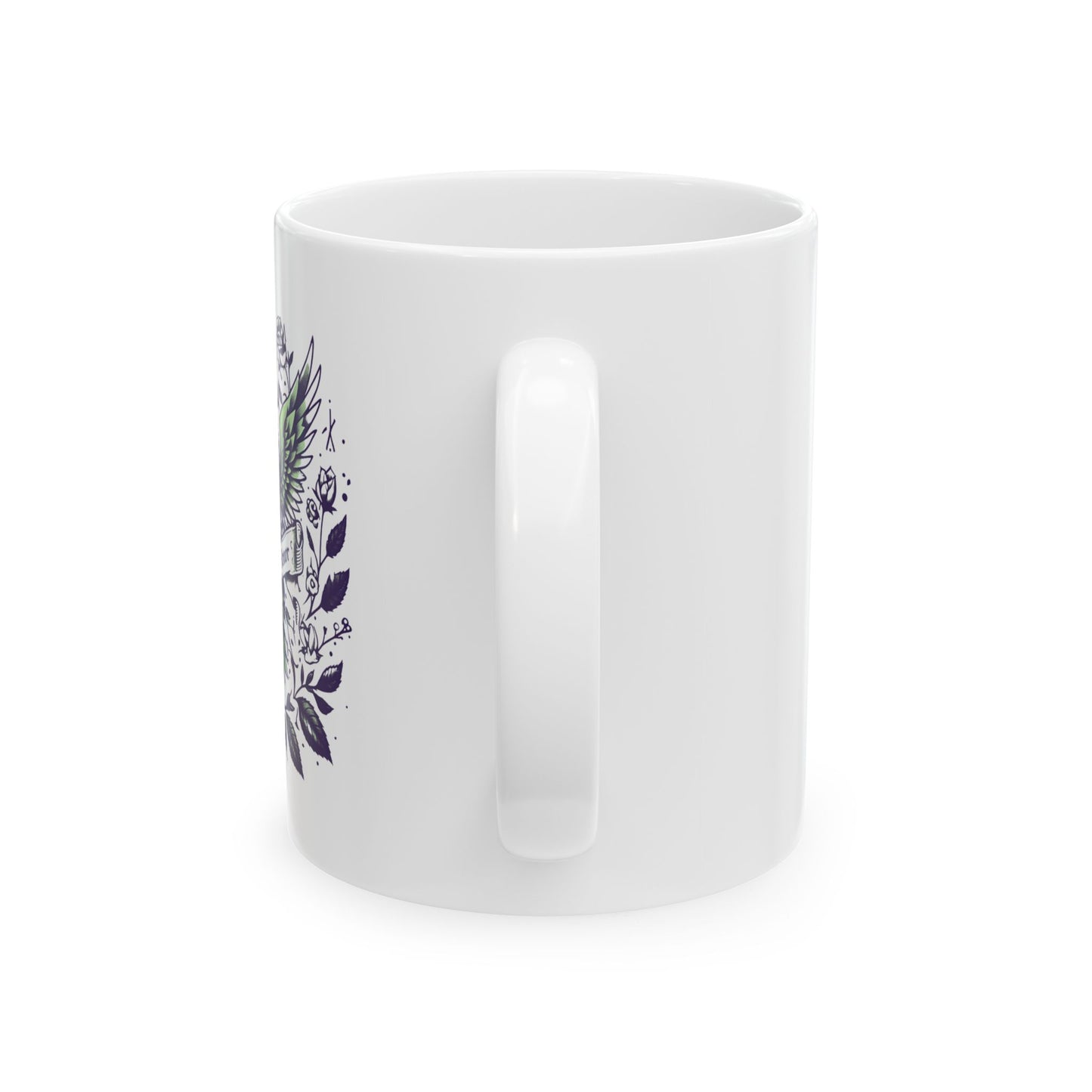 Inspiring Ceramic Mug – Glossy Finish, 11oz & 15oz, Dishwasher & Microwave Safe