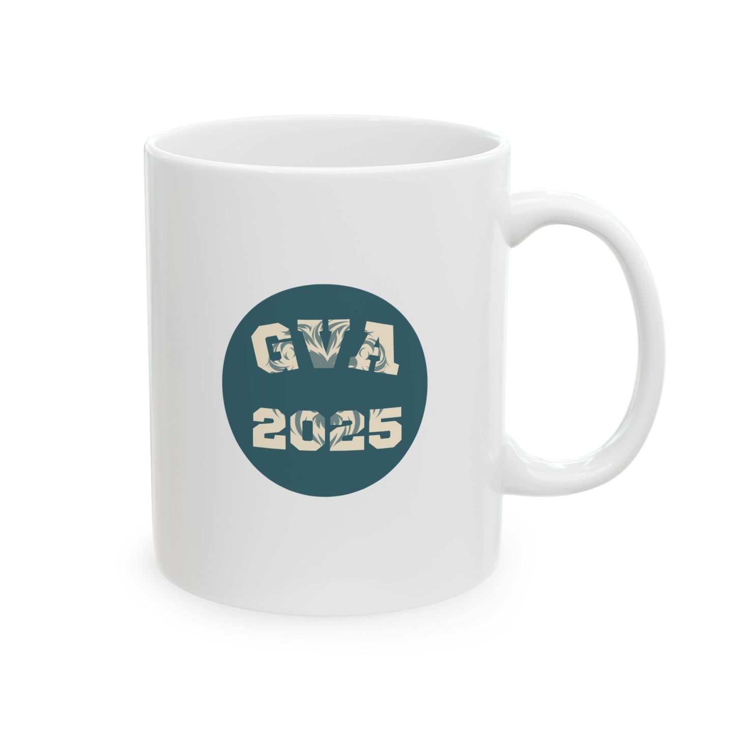 GVA25 Ceramic Mug – Glossy Finish, 11oz & 15oz, Dishwasher & Microwave Safe