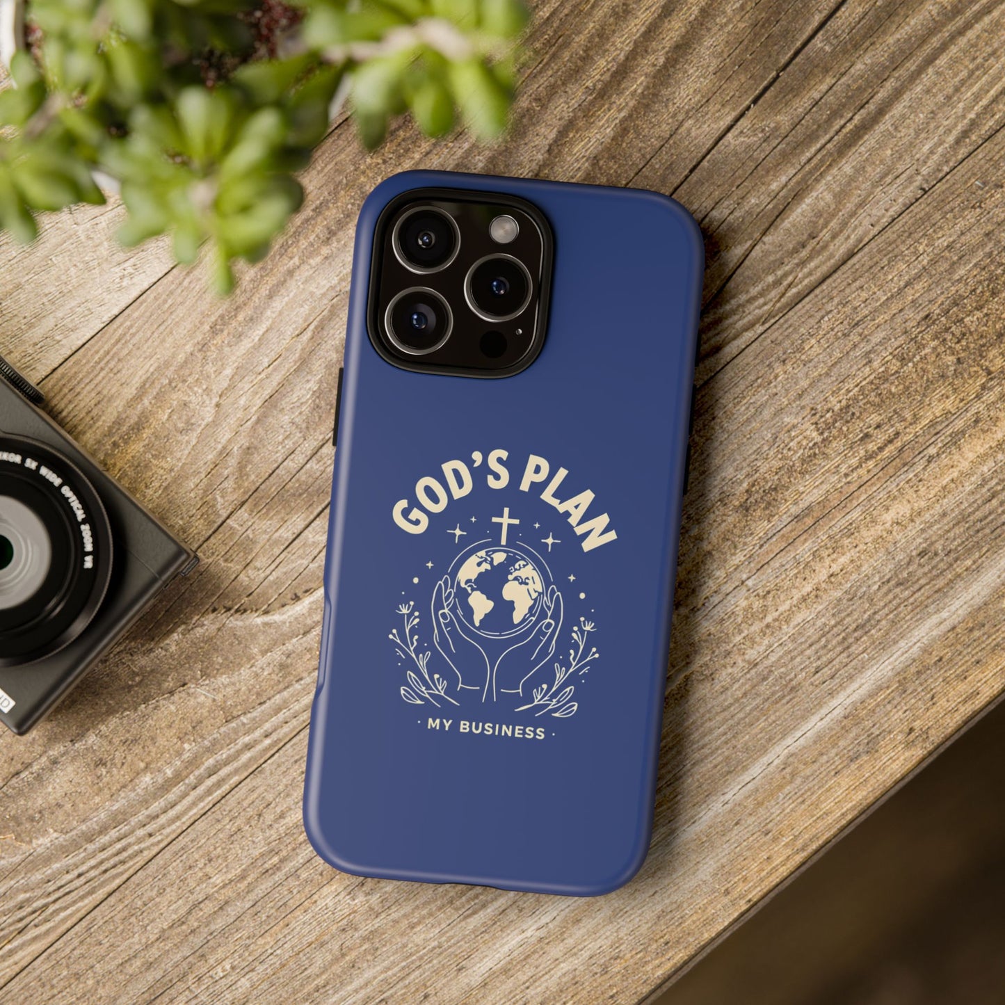 God's Plan, My Business Phone Case - Inspirational Design for iPhone 12 to iPhone 16