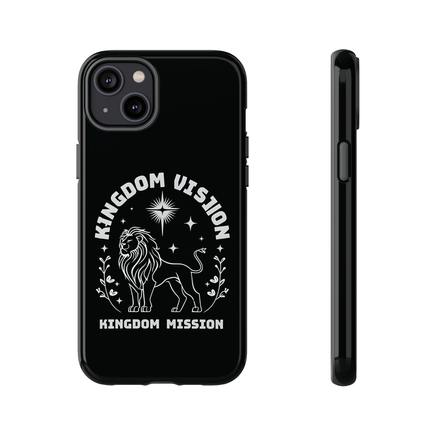 Kingdom Vision Phone Case - Inspirational Lion Design for iPhone 12 to iPhone 16