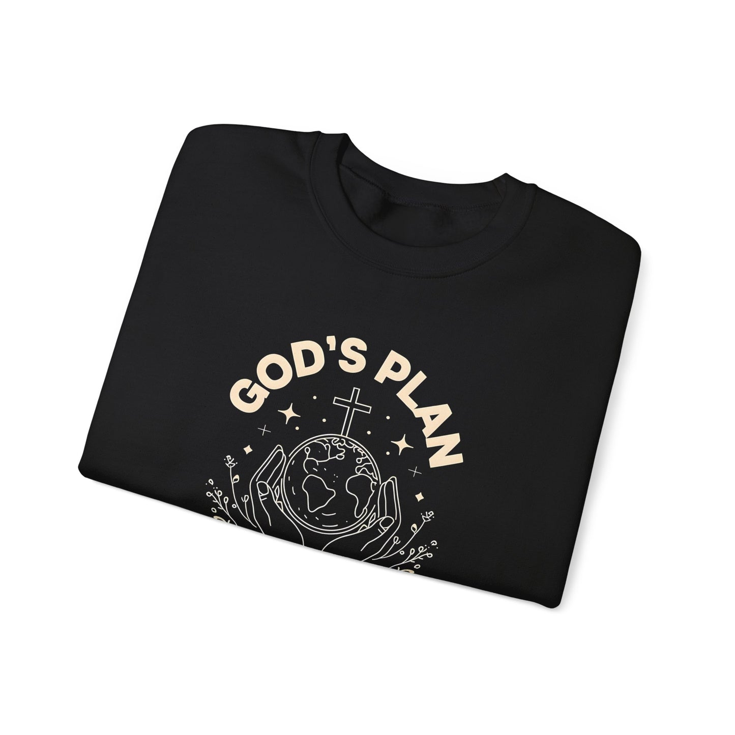 God's Plan Crewneck Sweatshirt – Soft & Cozy Unisex Pullover for Casual & Streetwear Style
