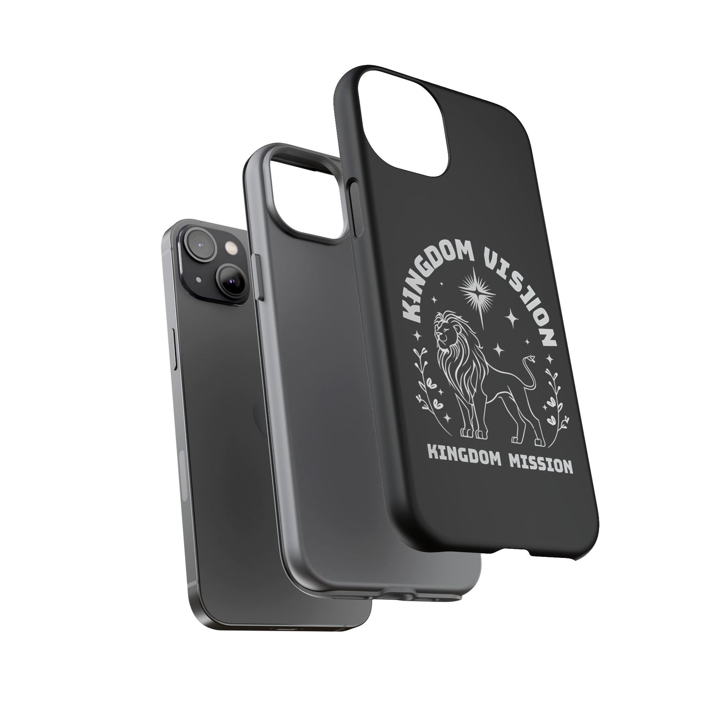 Kingdom Vision Phone Case - Inspirational Lion Design for iPhone 12 to iPhone 16