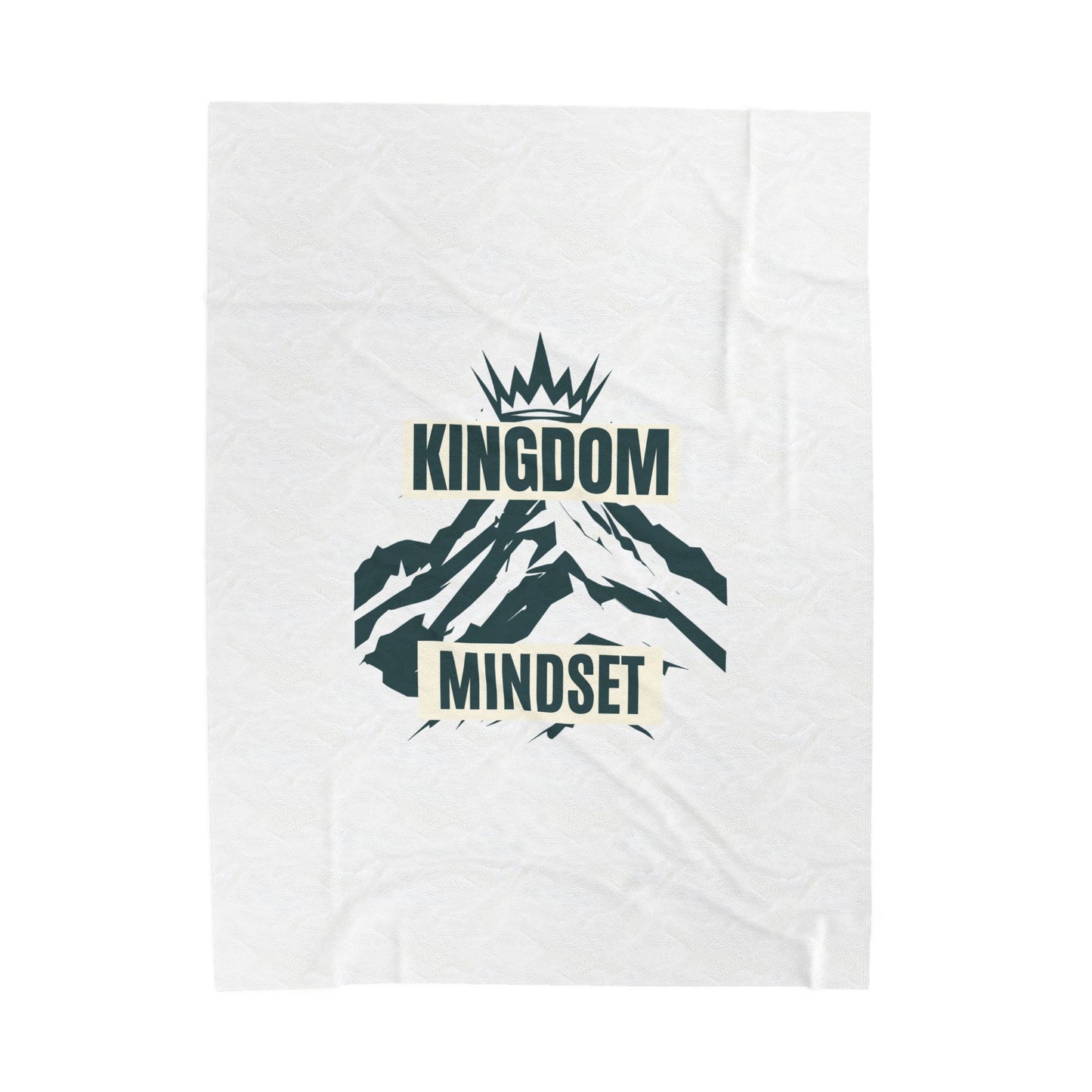 Kingdom Mindset Velveteen Plush Blanket – Ultra-Soft, Warm & Durable for Home & Gifts