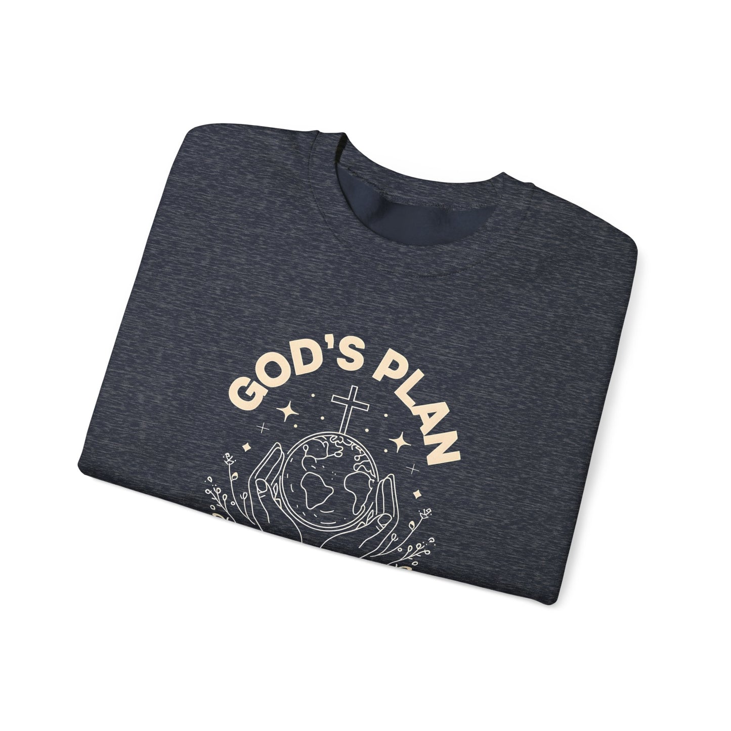 God's Plan Crewneck Sweatshirt – Soft & Cozy Unisex Pullover for Casual & Streetwear Style