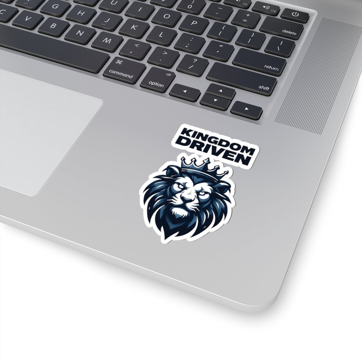 Kingdom Driven Design Sticker – Durable Kiss-Cut, Glossy Finish, Scratch-Resistant