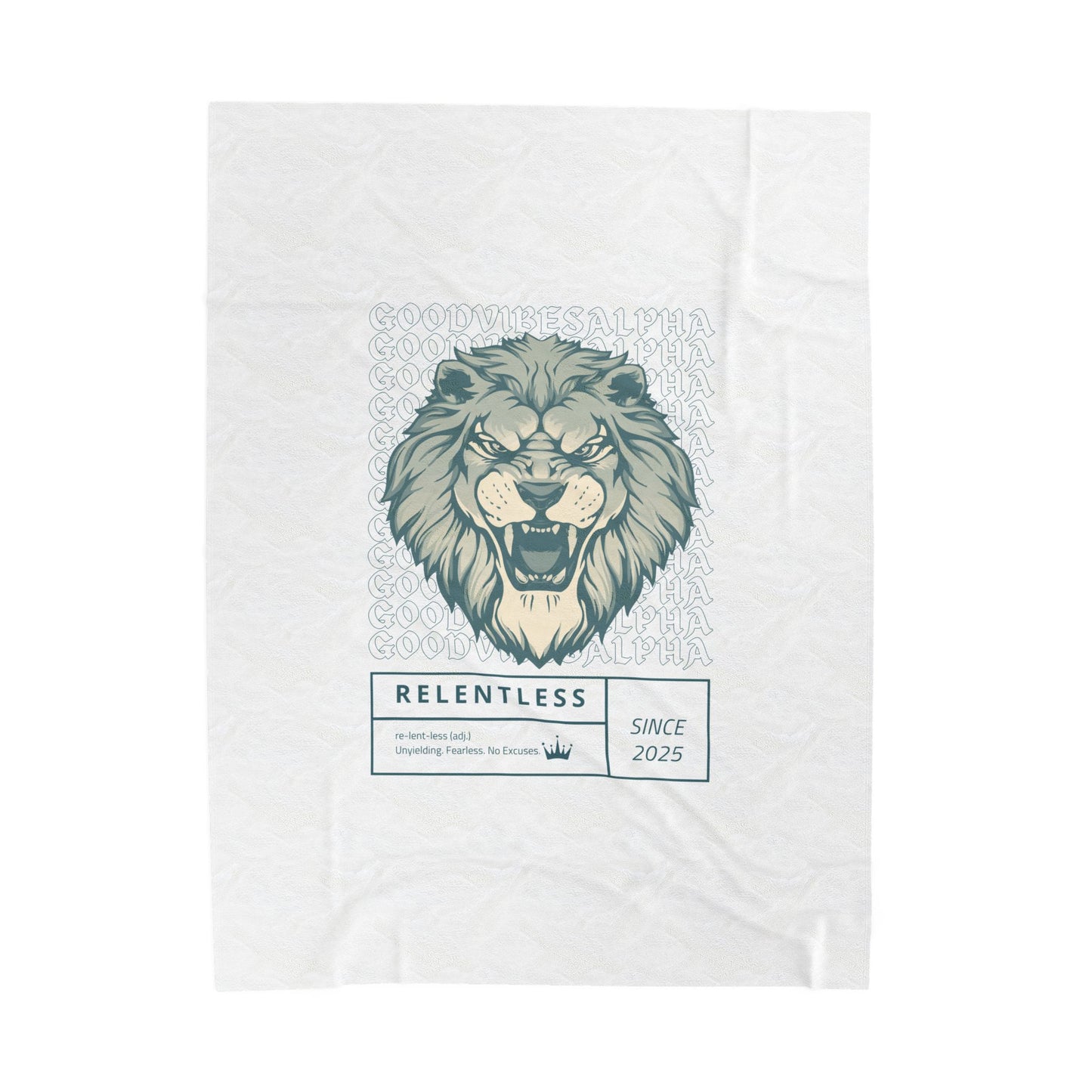 Relentless Velveteen Plush Blanket – Ultra-Soft, Warm & Durable for Home & Gifts