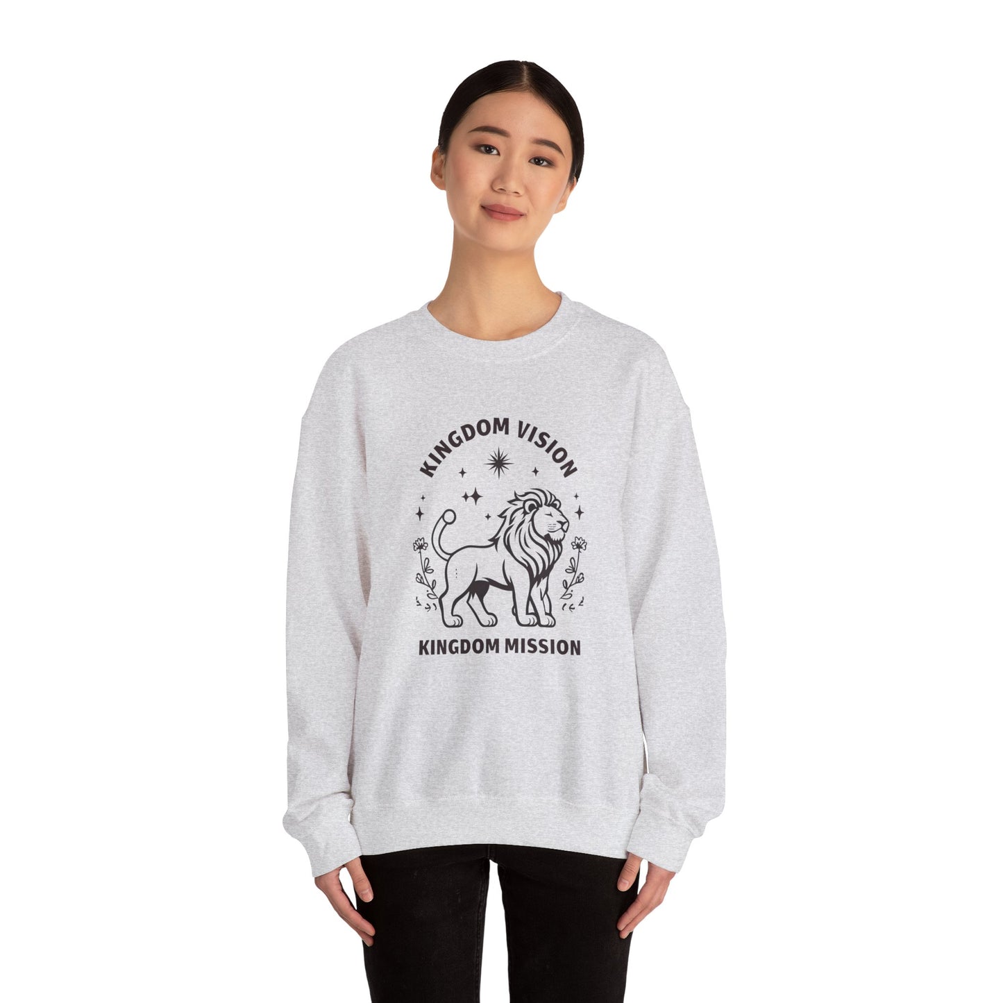 Kingdom Vision Crewneck Sweatshirt – Soft Fleece, Cozy Fit, Everyday Streetwear