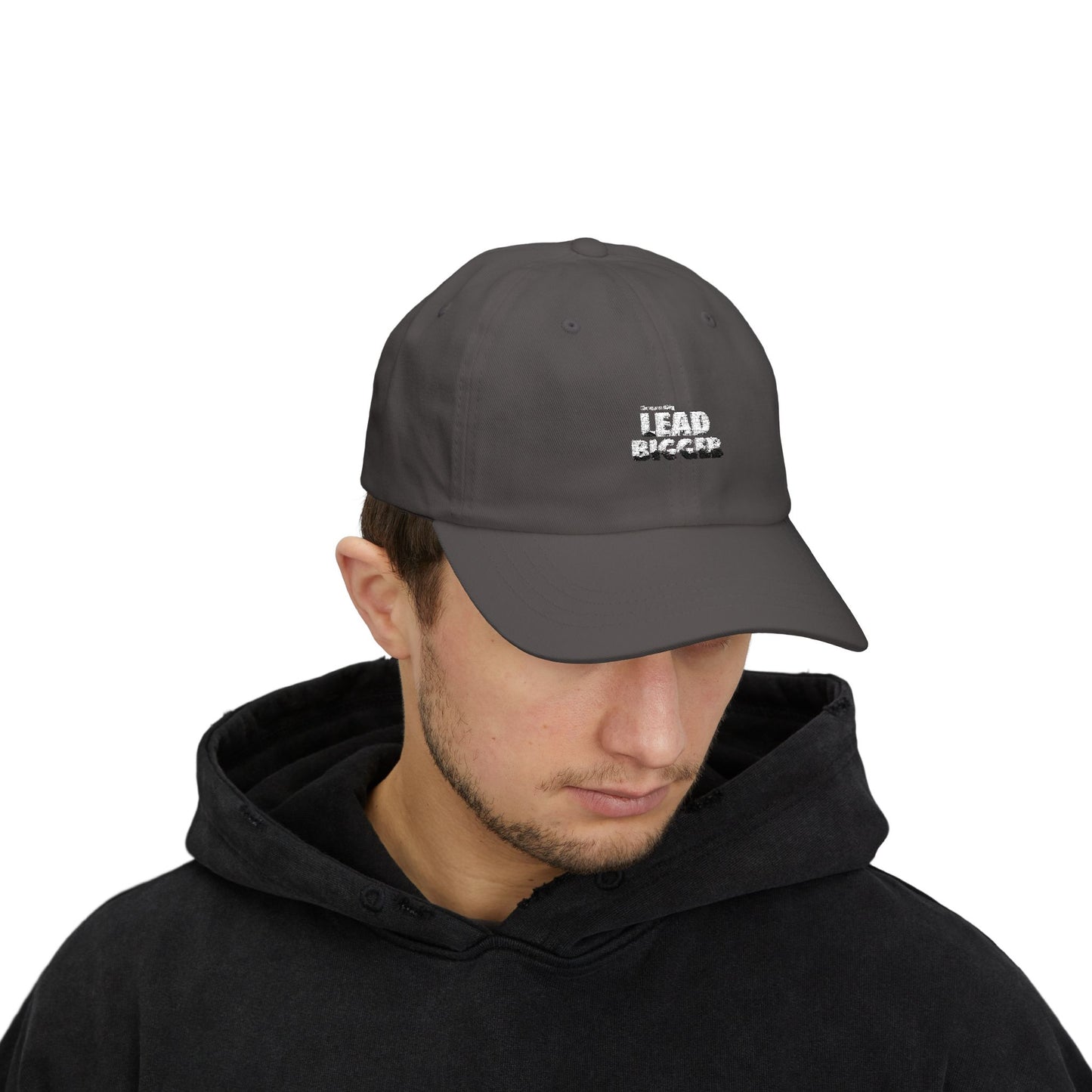 Lead Bigger Dad Cap โ Adjustable Cotton Hat for Casual & Everyday Wear