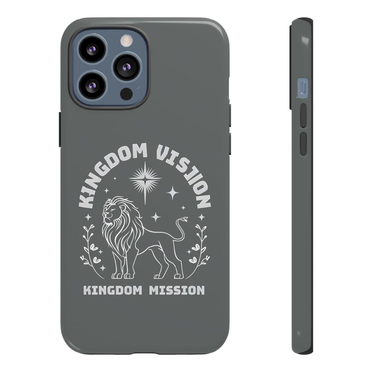 Kingdom Vision Phone Case - Inspirational Lion Design for iPhone 12 to iPhone 16
